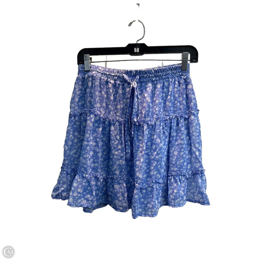 Skirt Mini & Short By Sienna Sky In Blue, Size: L
