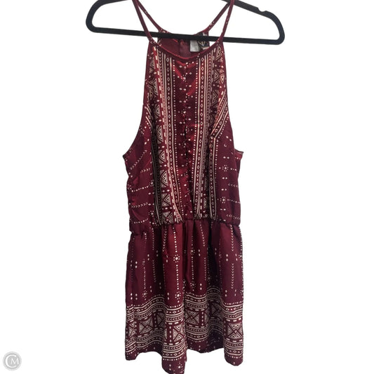 Romper By Windsor In Maroon, Size: L