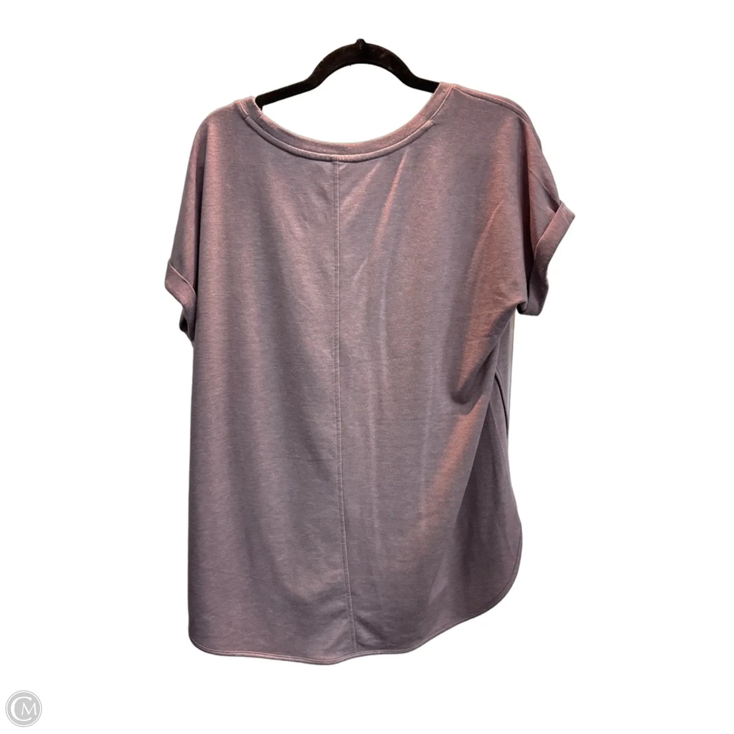 Top Short Sleeve By Sonoma In Purple, Size: L