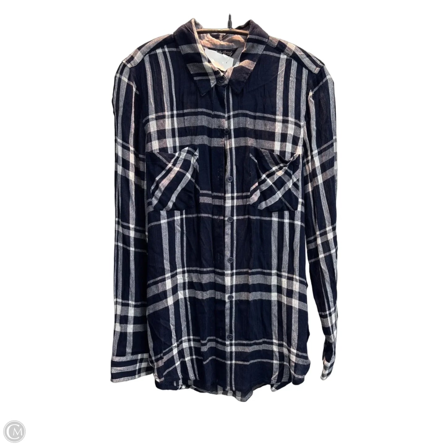 Top Long Sleeve By Lucky Brand In Navy, Size: S