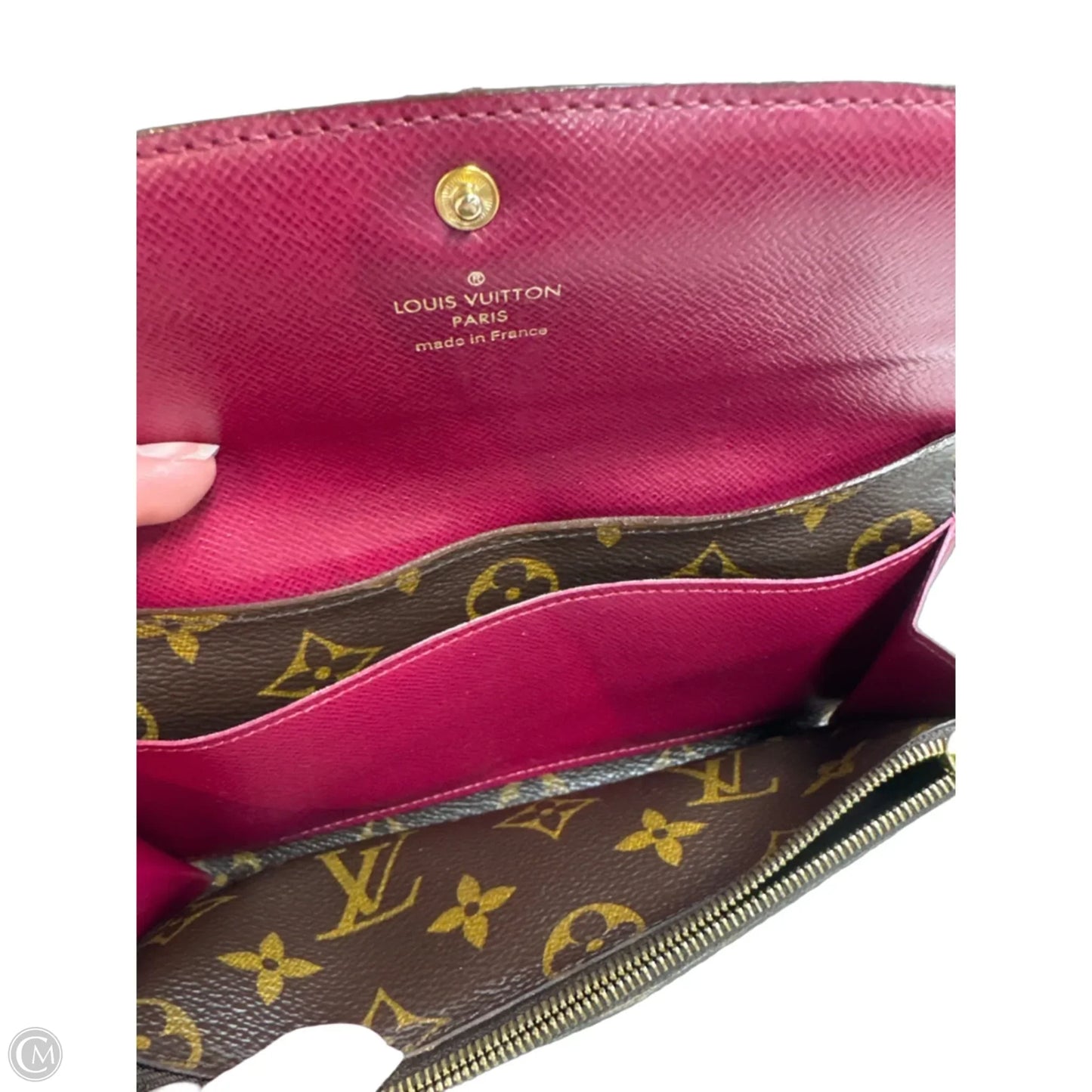 Wallet Luxury Designer By Louis Vuitton, Size: Medium