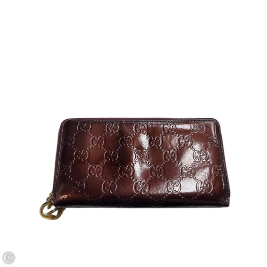 Wallet Luxury Designer By Gucci, Size: Medium