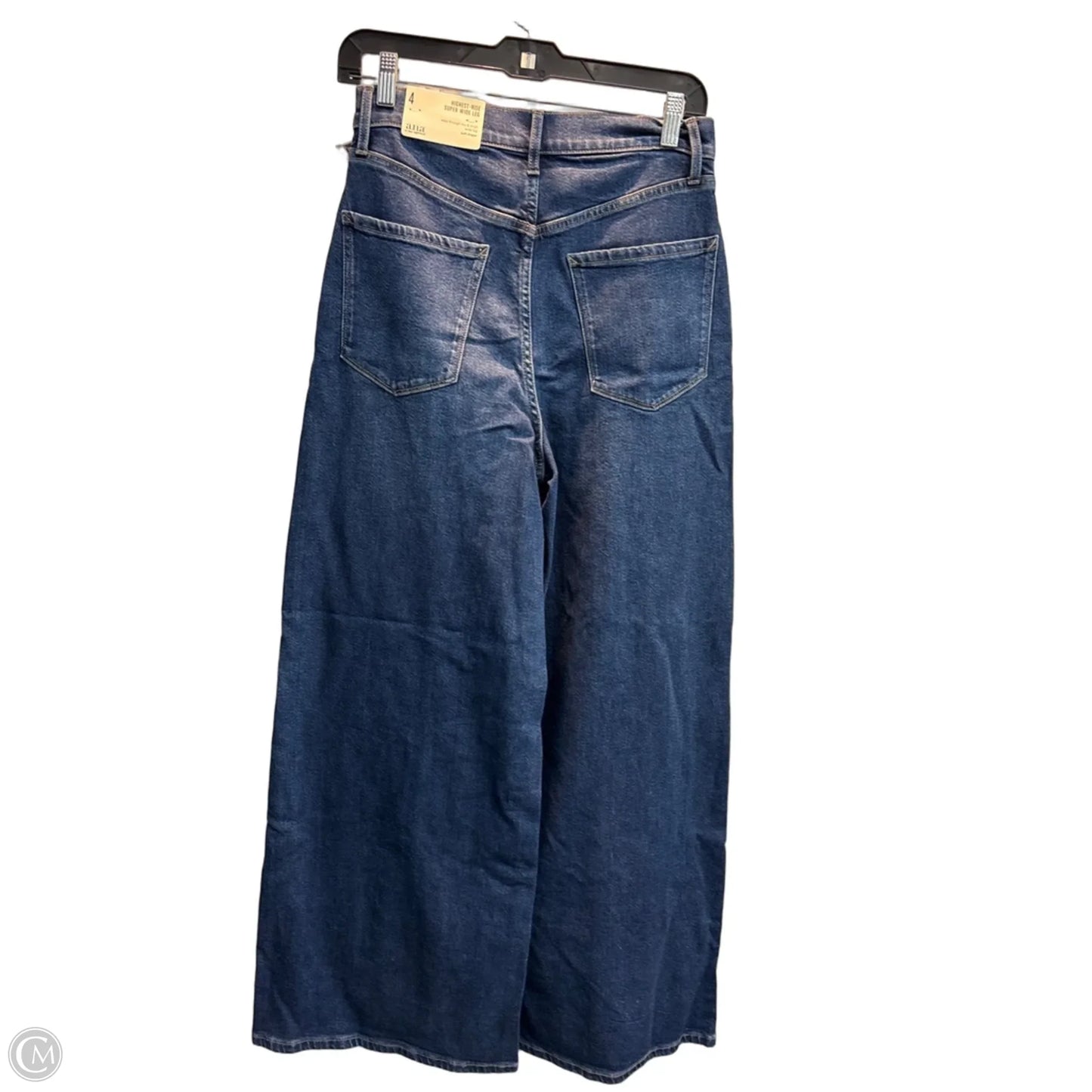 Jeans Wide Leg By Ana In Blue, Size: 4