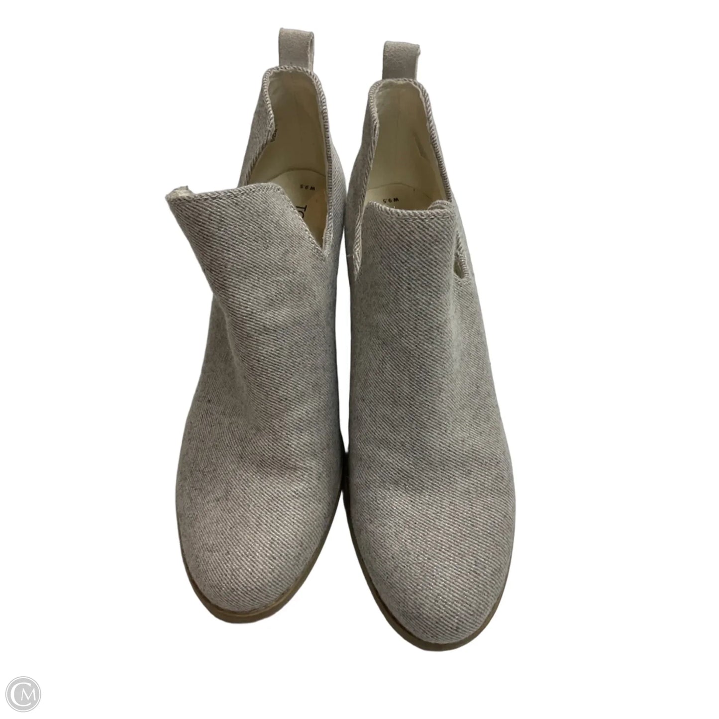 Shoes Heels Wedge By Toms In Taupe, Size: 9.5