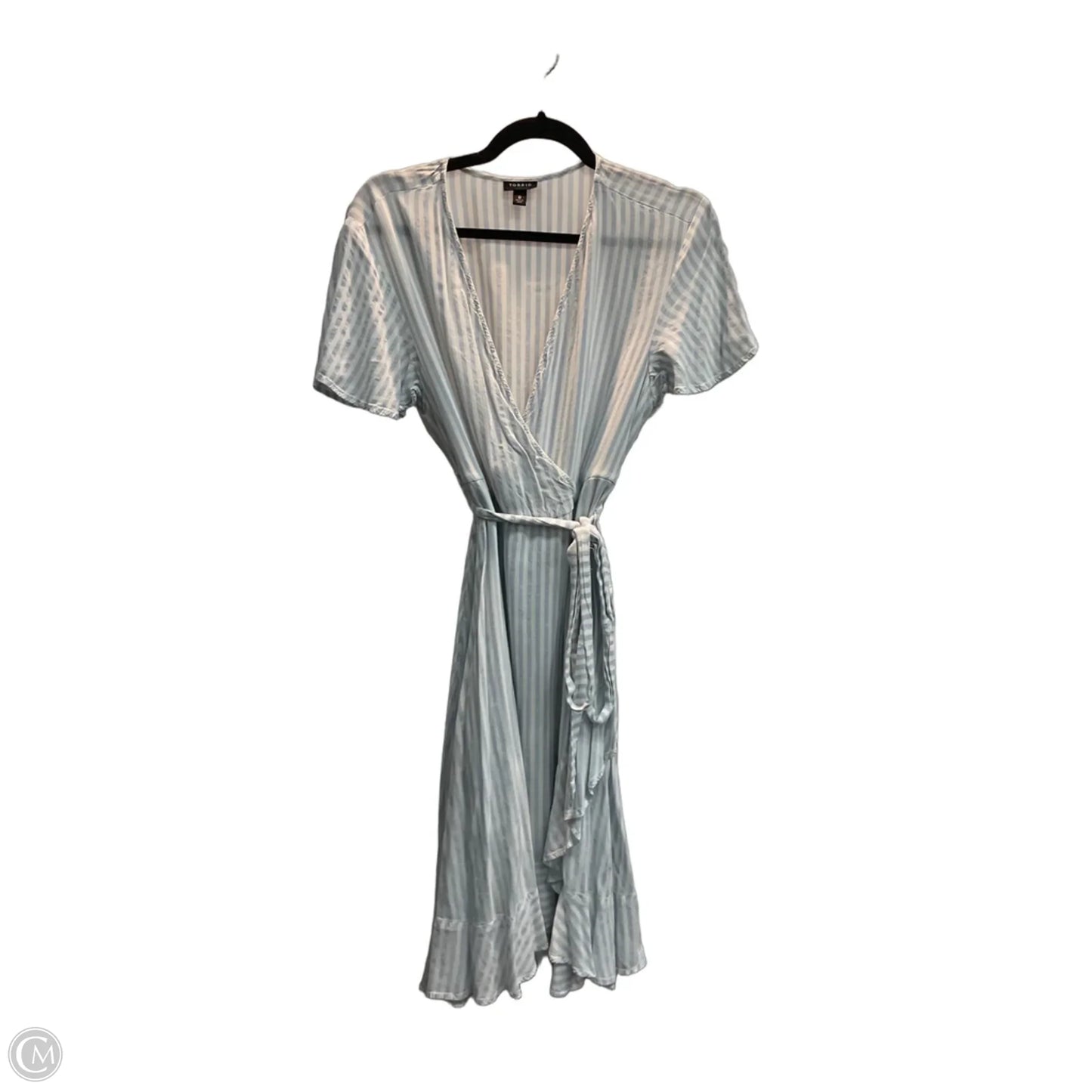 Dress Casual Midi By Torrid In Striped Pattern, Size: L