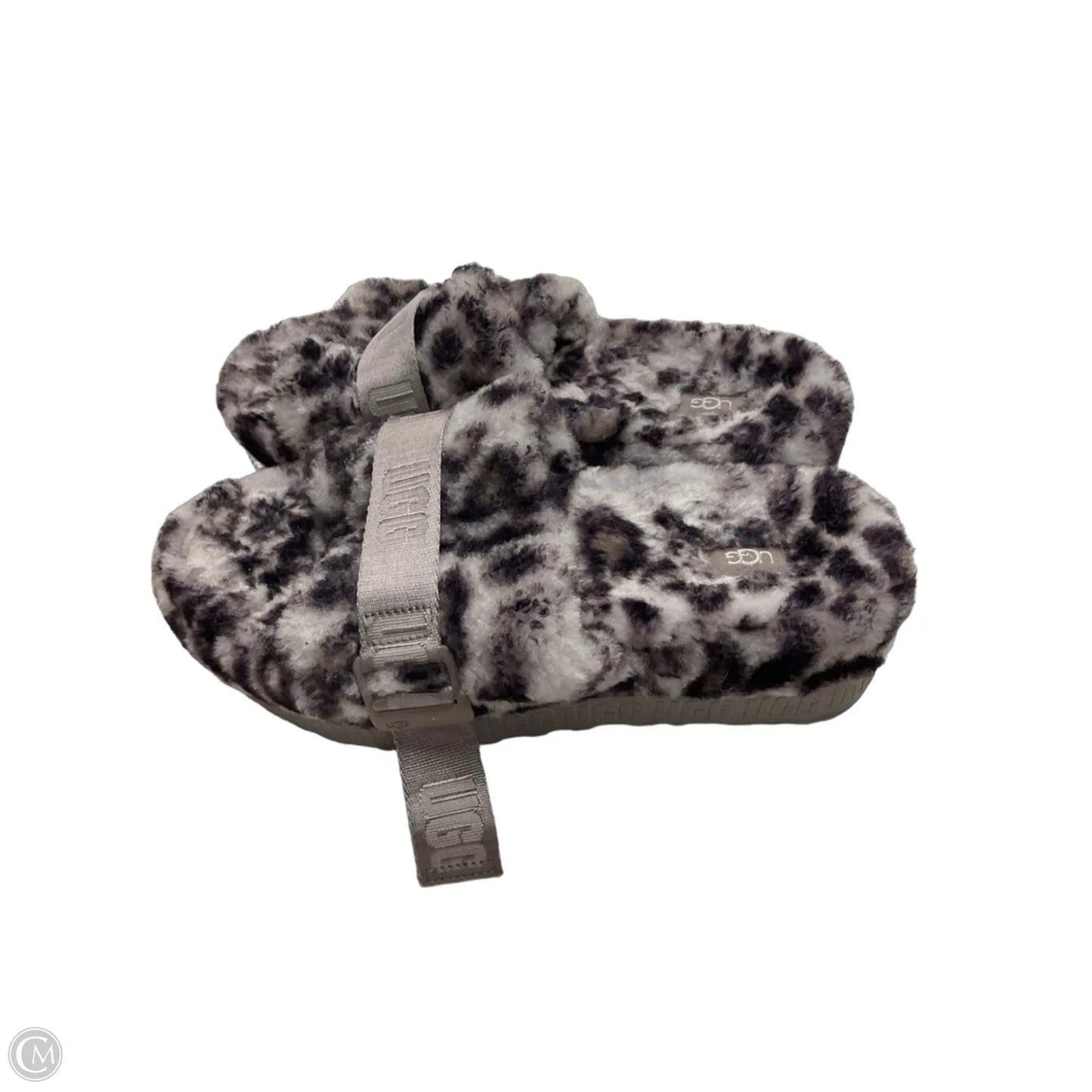 Sandals Designer By Ugg In Animal Print, Size: 9
