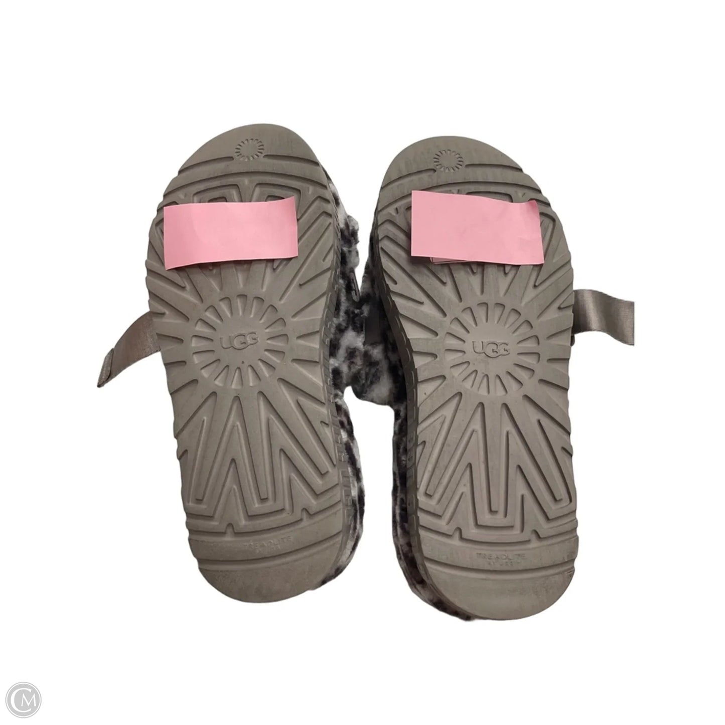 Sandals Designer By Ugg In Animal Print, Size: 9