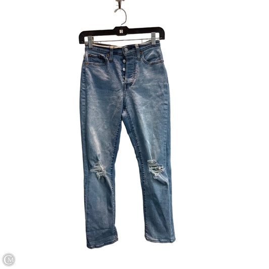 Jeans Straight By Levis In Blue, Size: 0