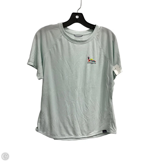 Top Short Sleeve Basic By Patagonia In Blue, Size: M