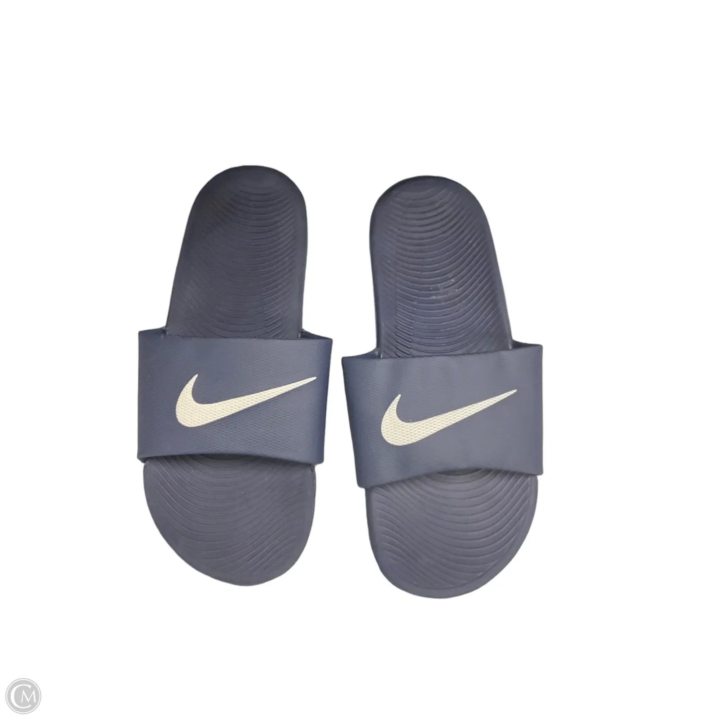 Sandals Flats By Nike In Navy, Size: 9