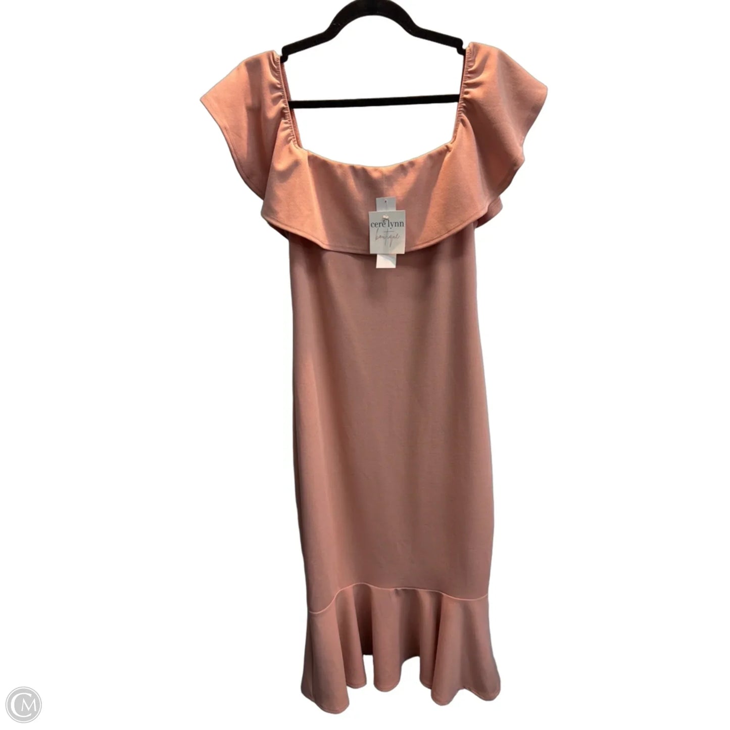 Dress Party Midi By Gilli In Pink, Size: L