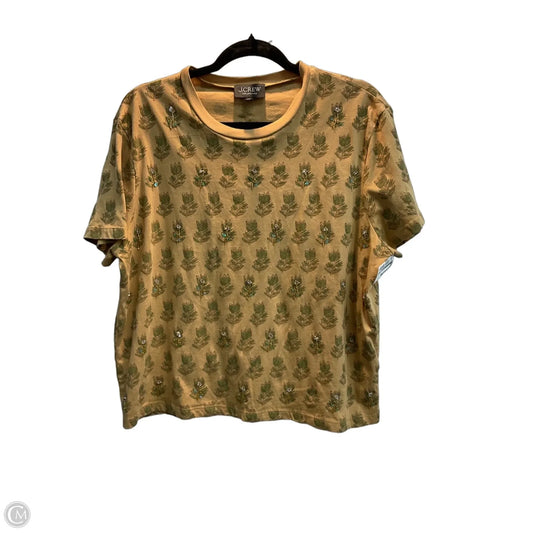 Top Short Sleeve By J. Crew In Multi-colored, Size: Xl