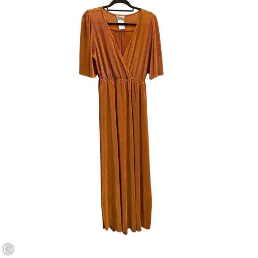 Dress Casual Maxi By Clothes Mentor In Orange, Size: M