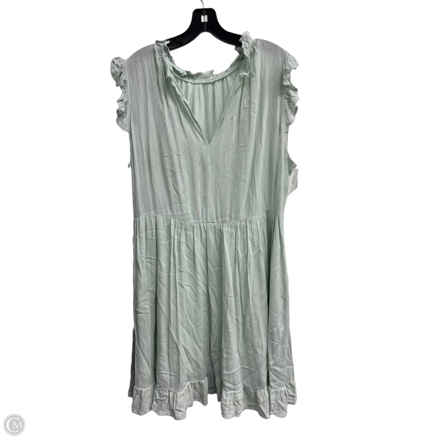Dress Casual Midi By Clothes Mentor In Green, Size: Xl
