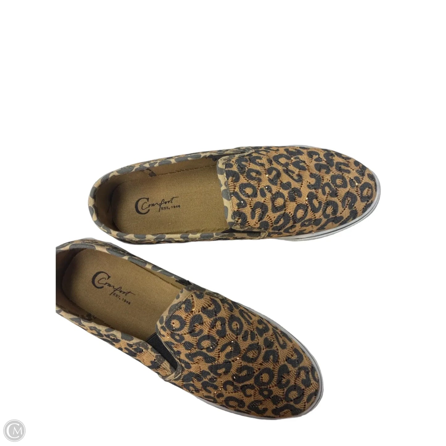 Shoes Flats By Cato In Animal Print, Size: 8