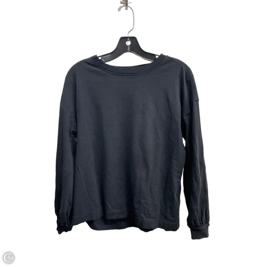 Top Long Sleeve Basic By Everlane In Black, Size: M