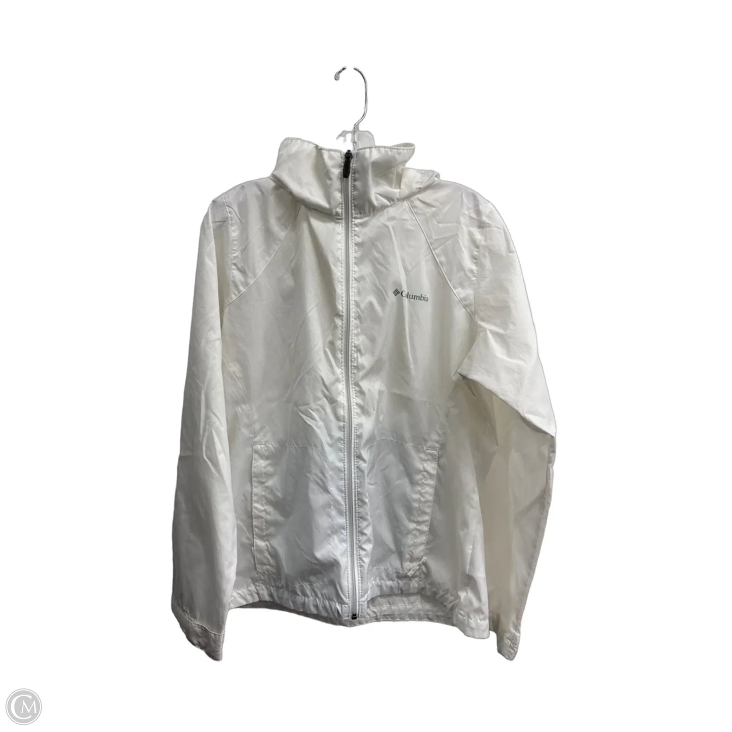 Athletic Jacket By Columbia In White, Size: L