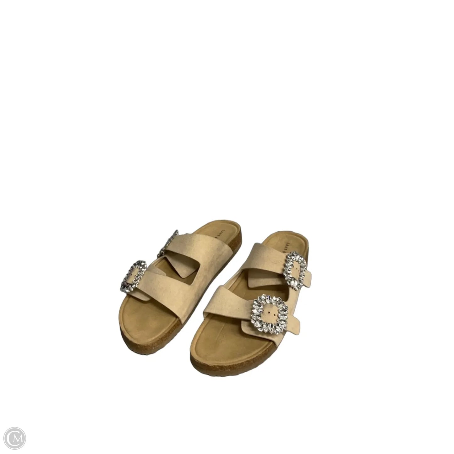 Sandals Flats By Lane Bryant In Beige, Size: 11
