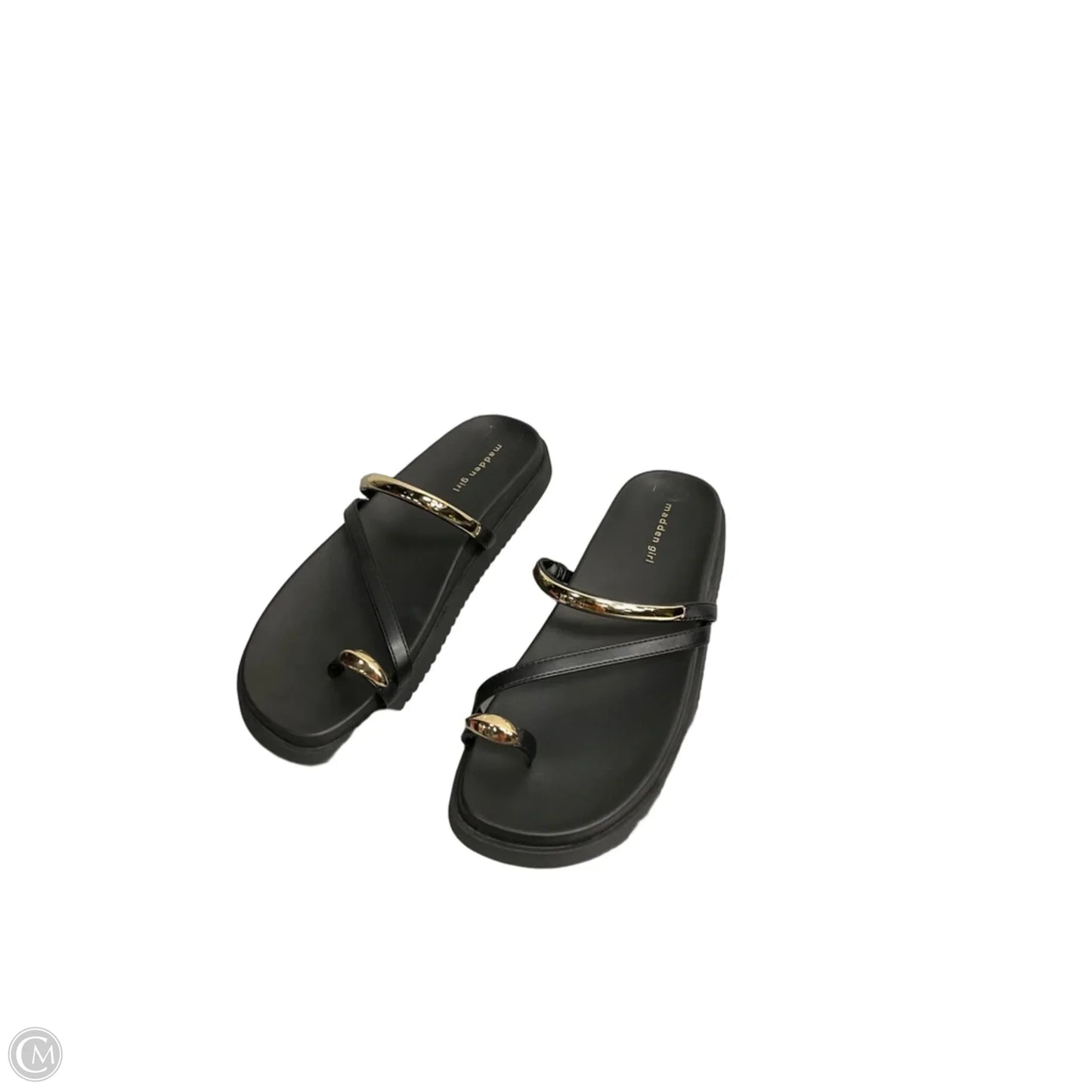 Sandals Flats By Madden Girl In Black, Size: 10