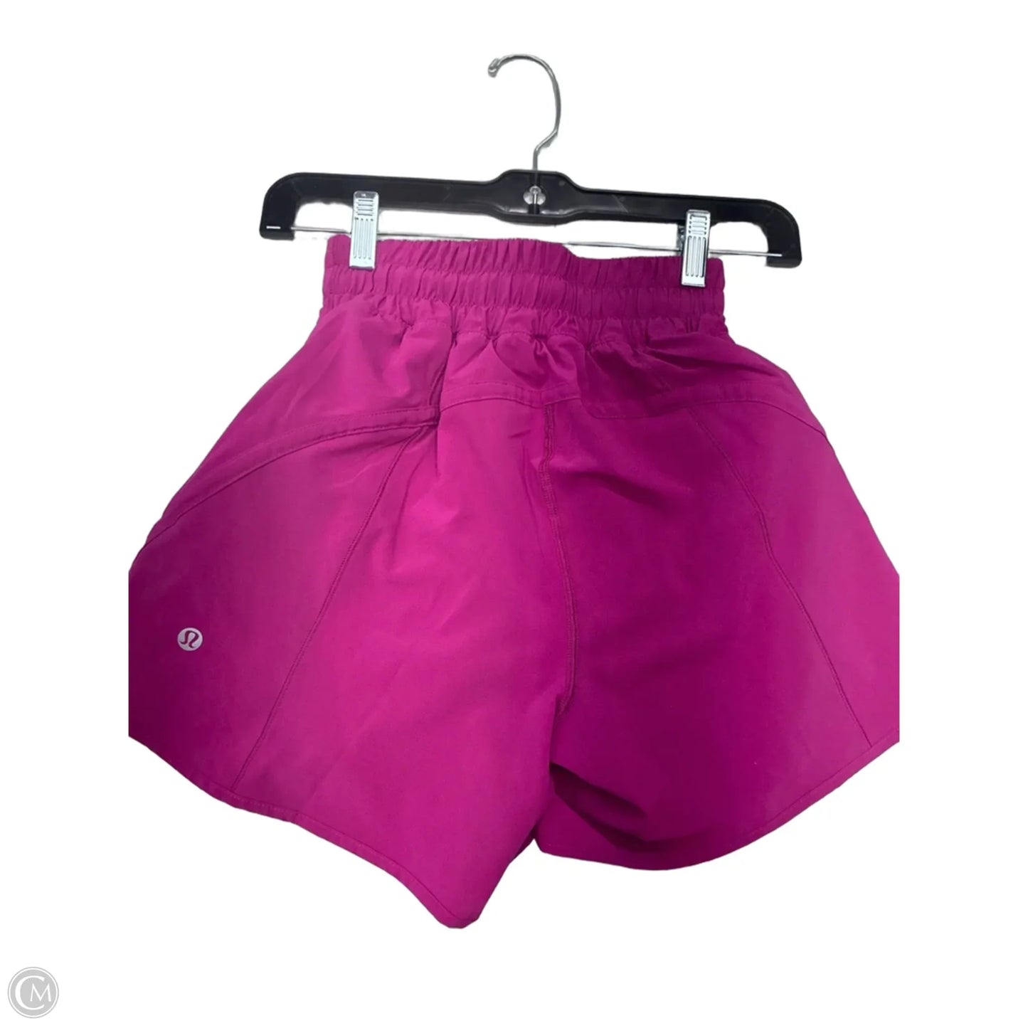 Athletic Shorts By Lululemon In Pink, Size: 2