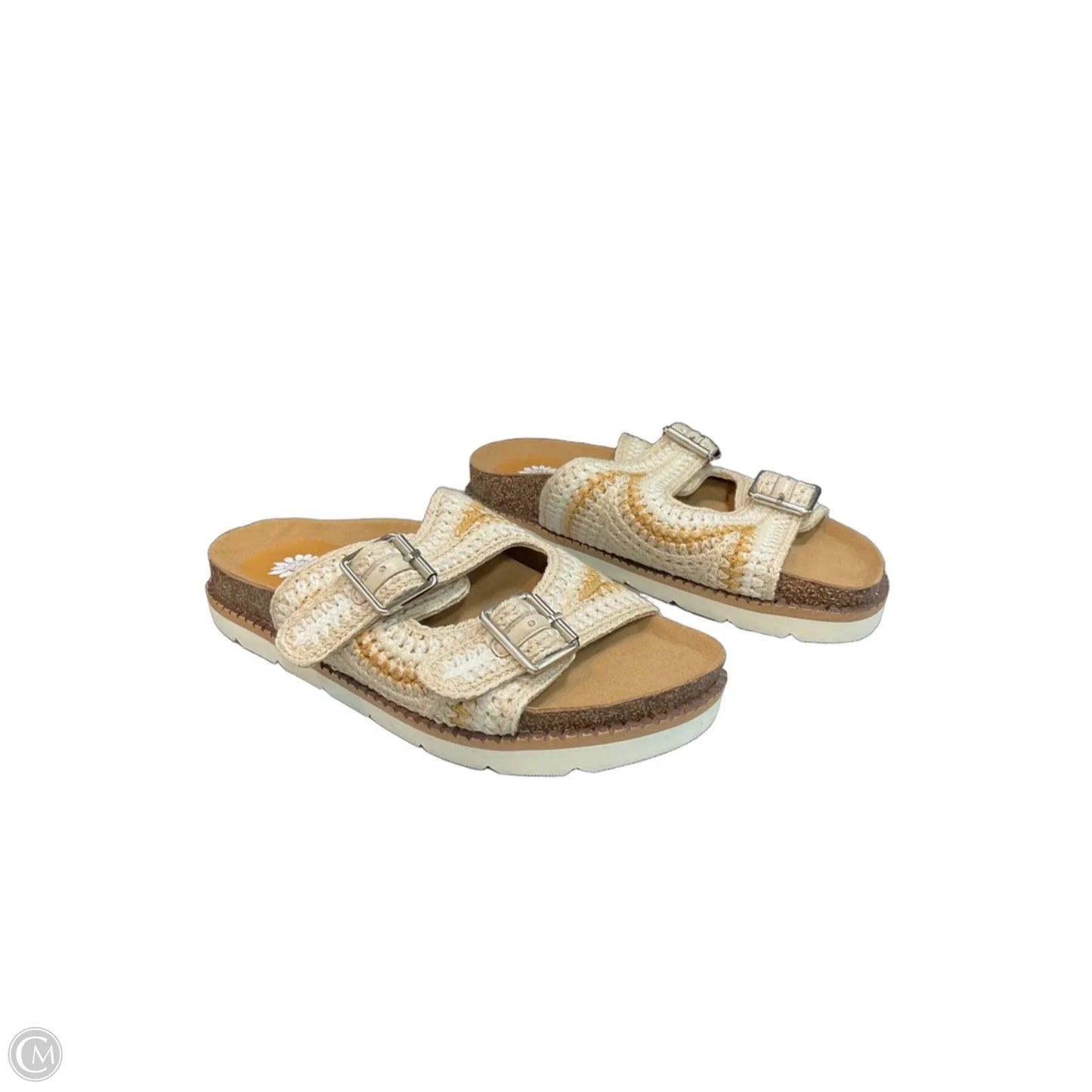 Sandals Flats By Yellow Box In Tan, Size: 6