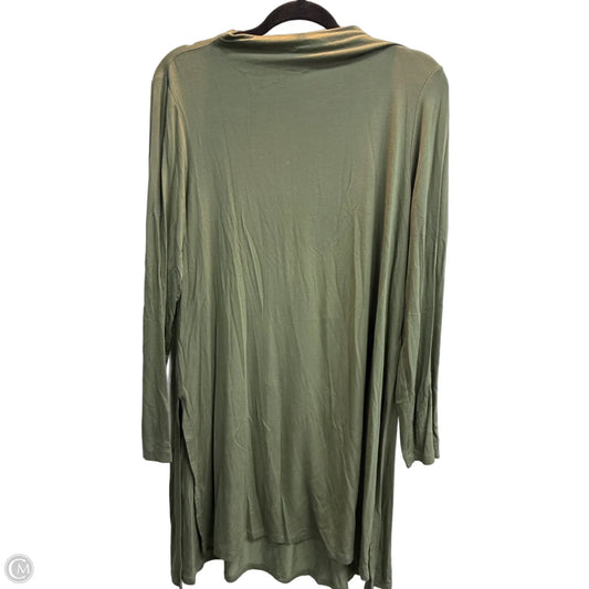 Tunic Long Sleeve By Lisa Rinna In Green, Size: L