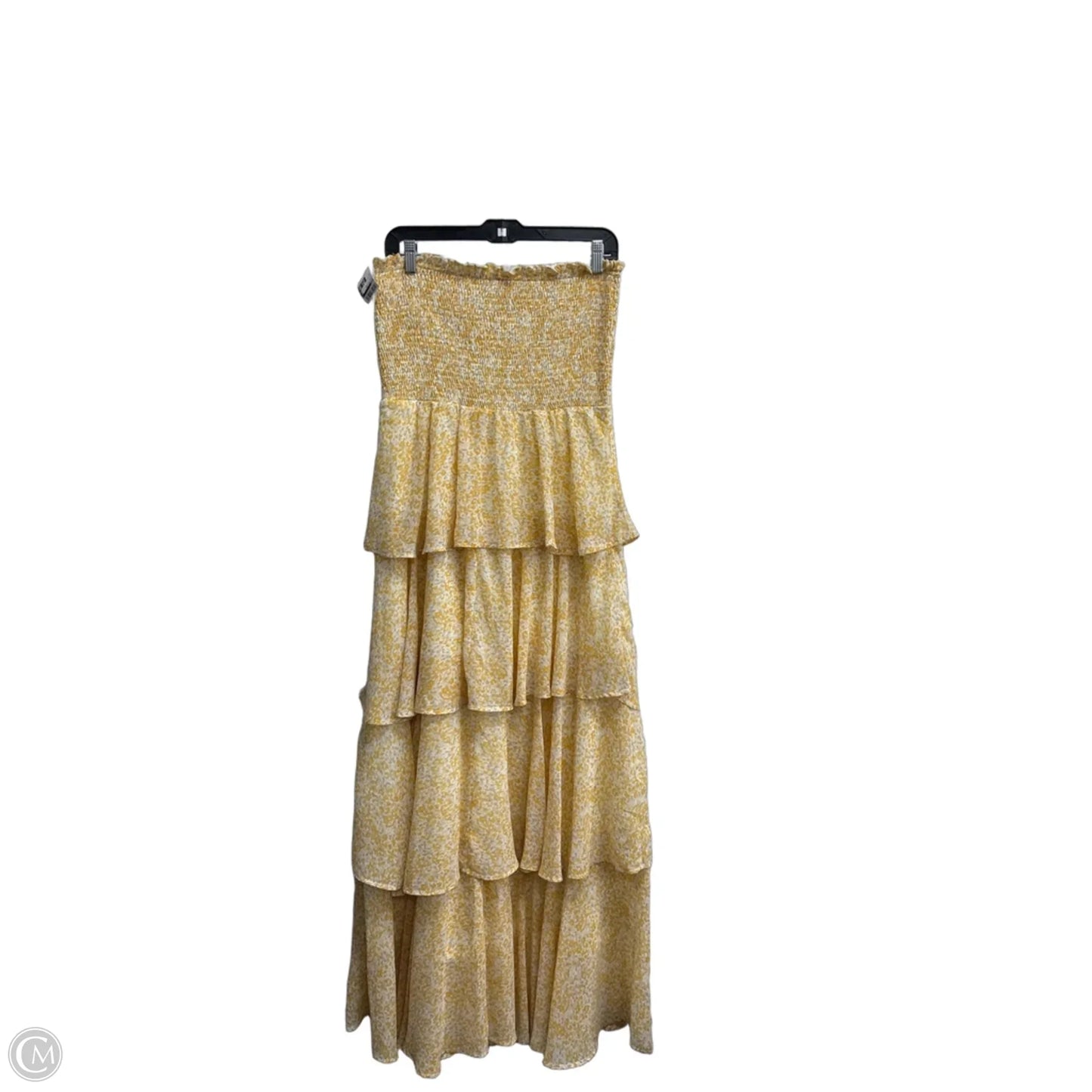 Dress Party Long By Entro In Yellow, Size: L