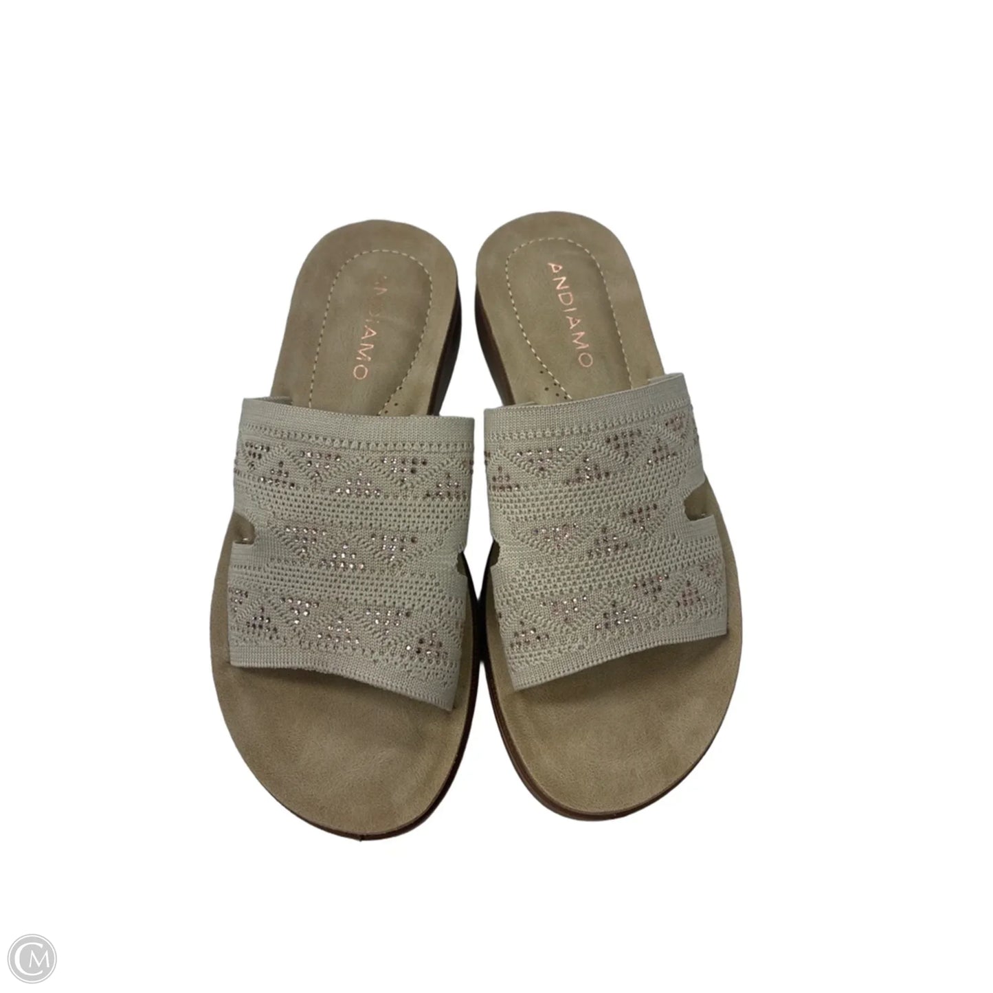 Sandals Flats By Clothes Mentor In Tan, Size: 6