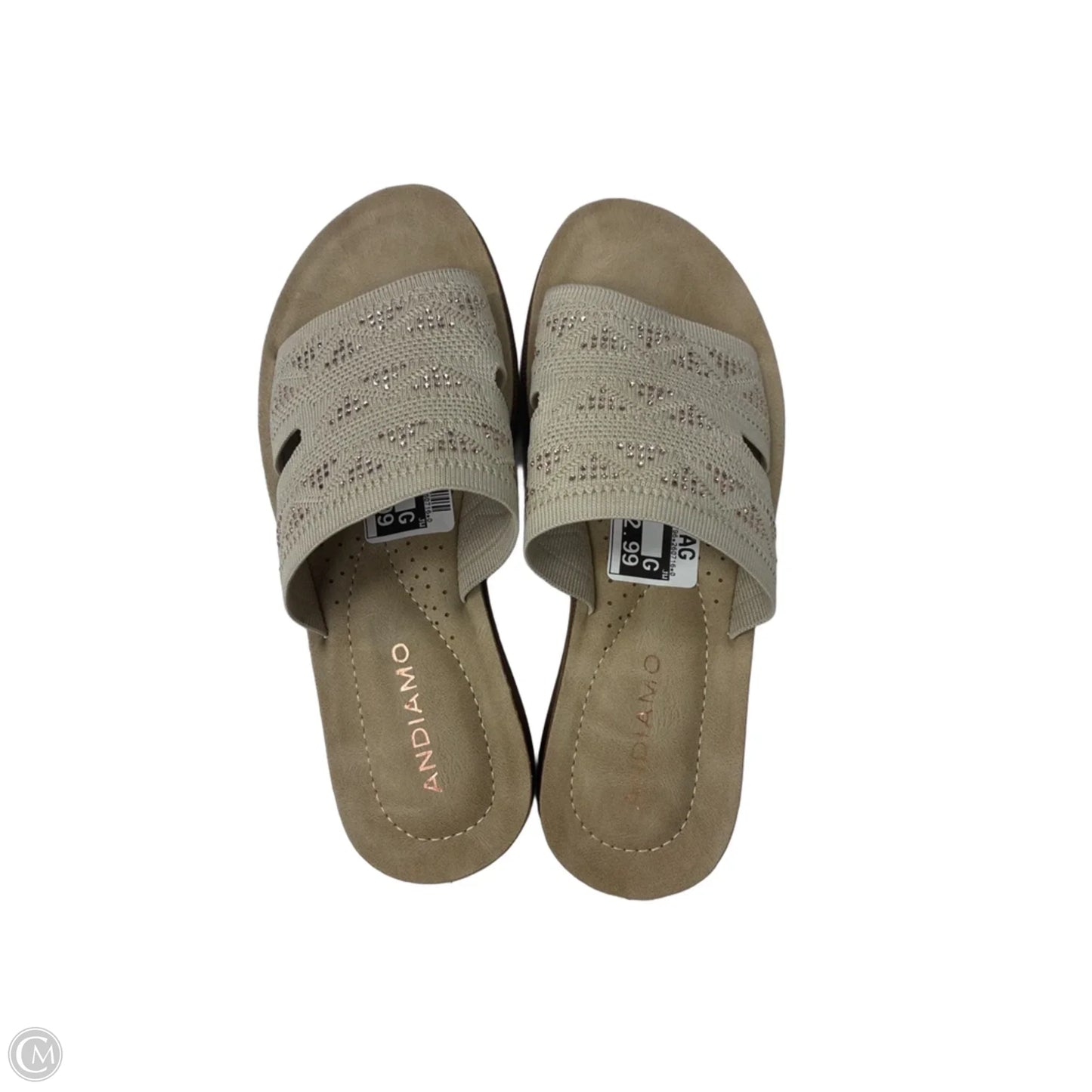 Sandals Flats By Clothes Mentor In Tan, Size: 6
