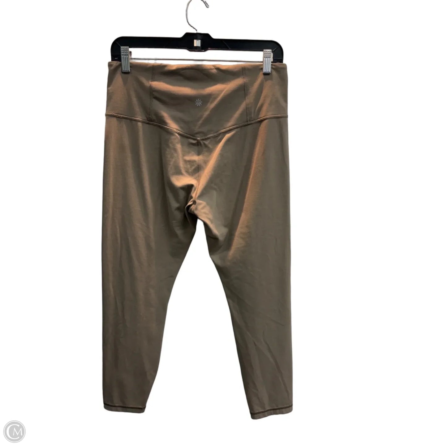 Athletic Leggings By Athleta In Taupe, Size: L