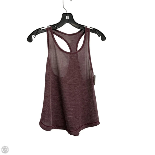 Athletic Tank Top By Lululemon In Maroon, Size: M