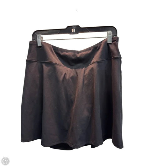 Athletic Skort By Maurices In Black, Size: L