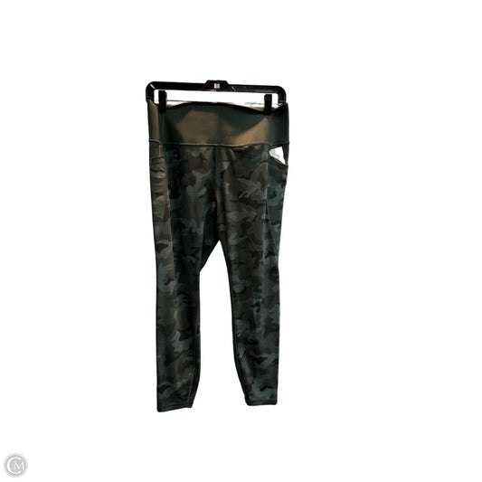 Athletic Leggings By Gapfit In Camouflage Print, Size: L