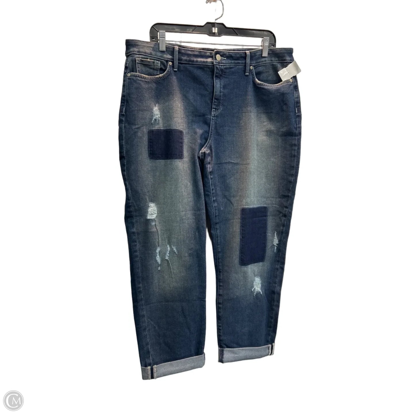 Jeans Boyfriend By Not Your Daughters Jeans In Blue, Size: 16