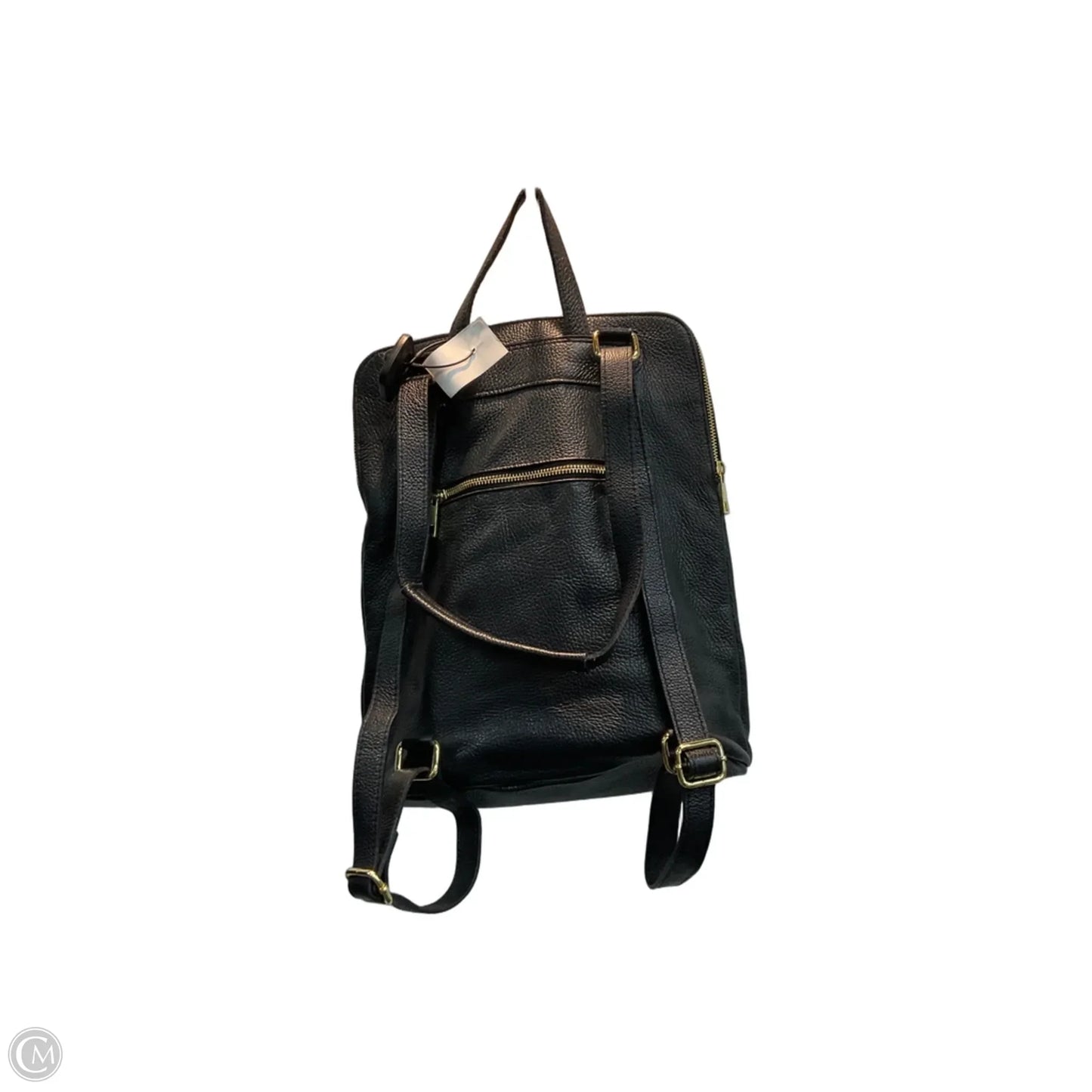 Backpack Leather By Clothes Mentor, Size: Medium