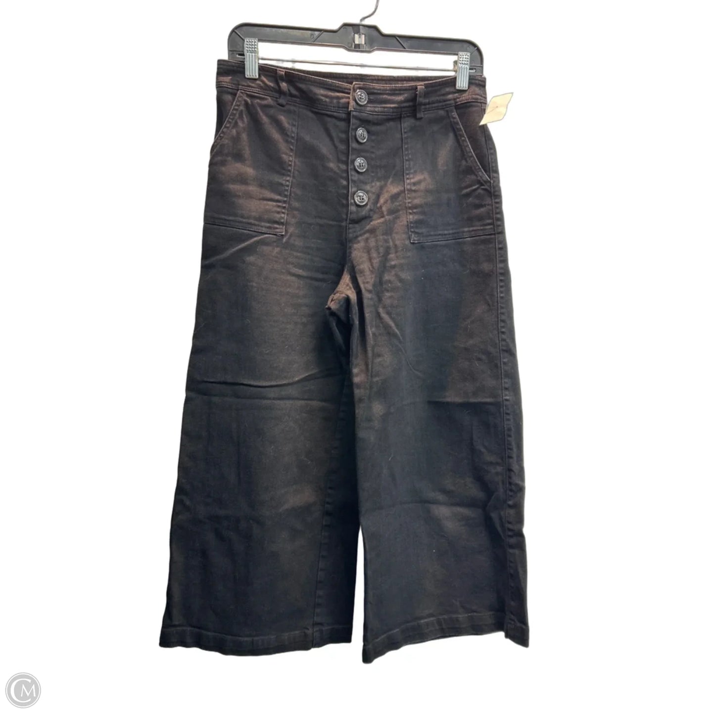 Jeans Wide Leg By Mi Ami In Black, Size: 8