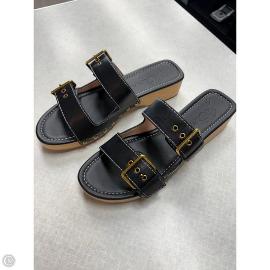Sandals Heels Block By J. Crew In Black, Size: 10