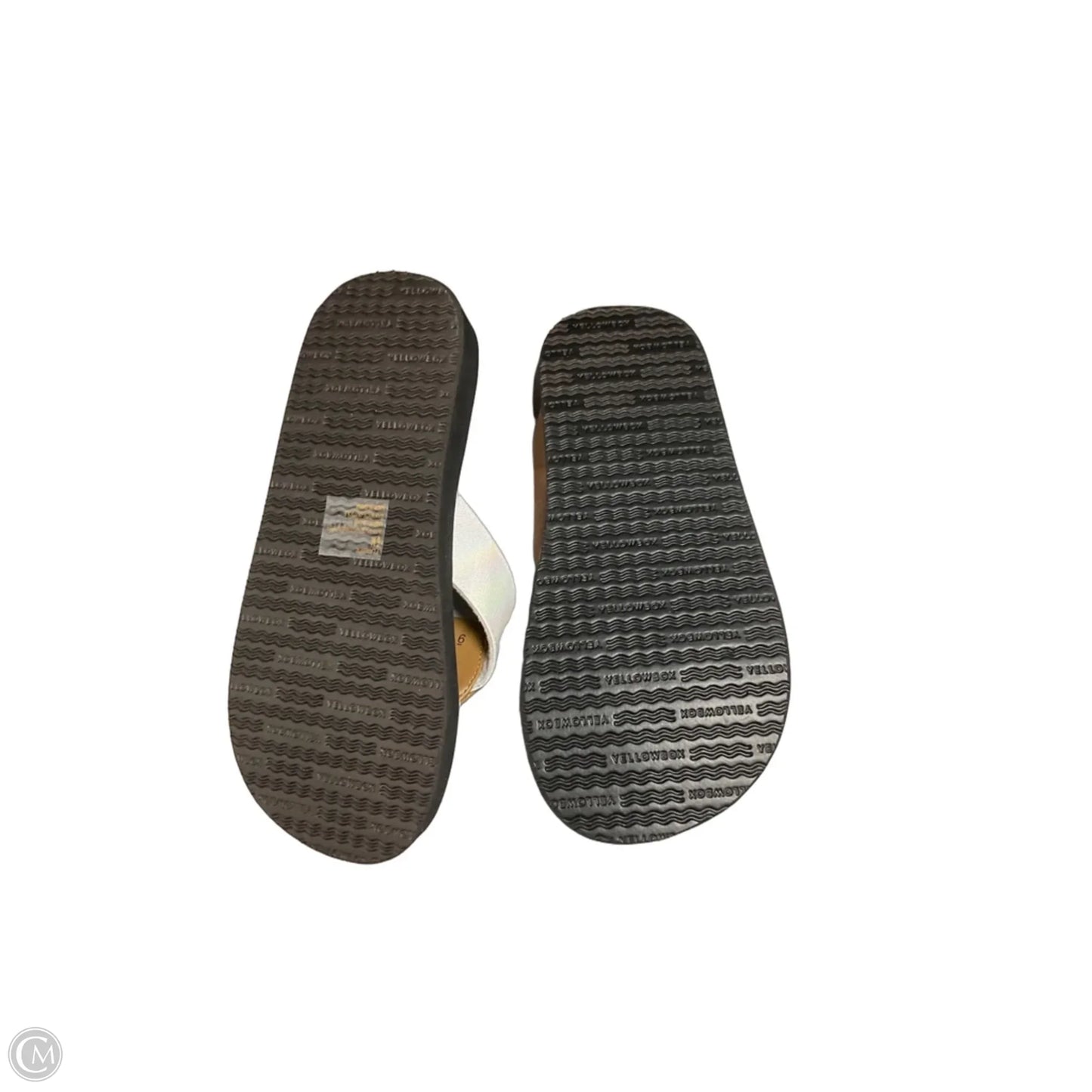 Sandals Flip Flops By Yellow Box In White, Size: 6