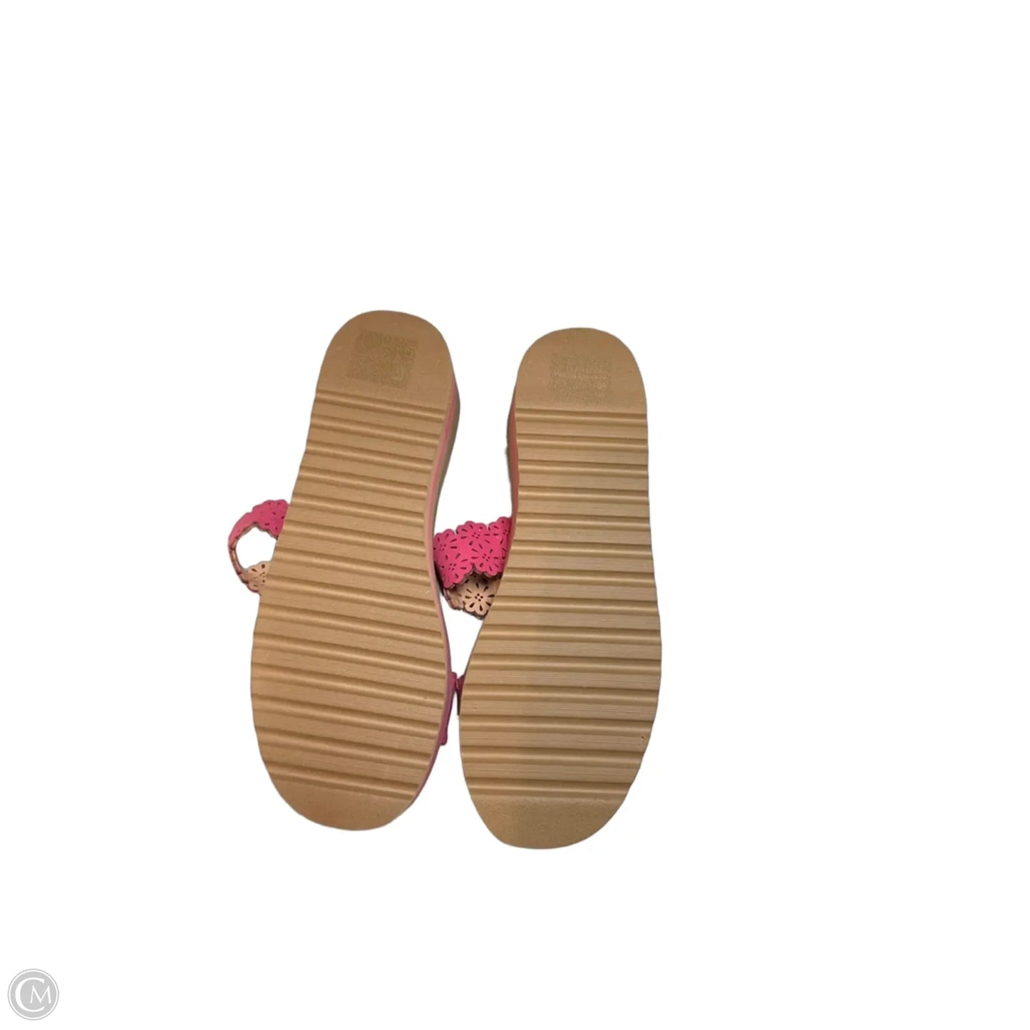 Sandals Heels Wedge By Yellow Box In Pink, Size: 6
