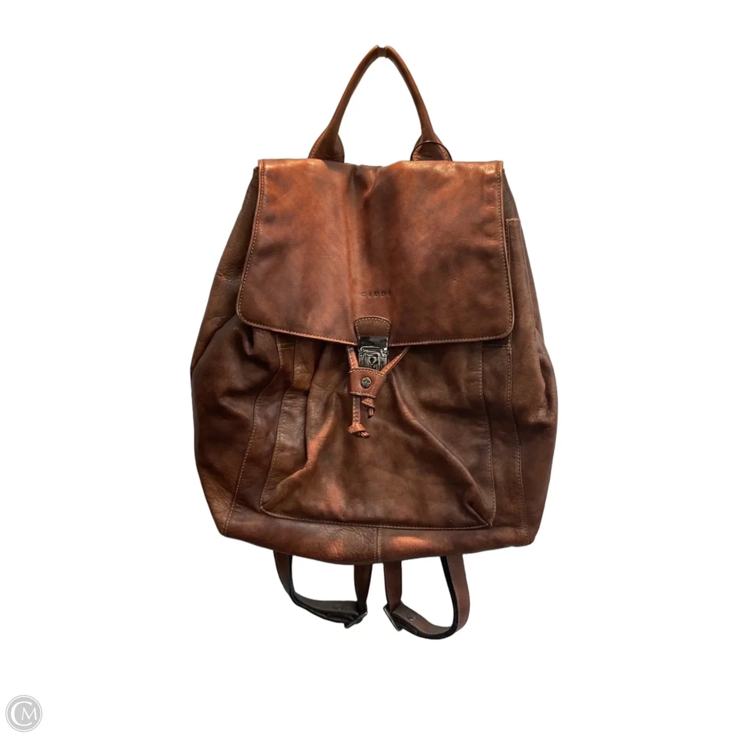 Backpack Leather By Cma, Size: Medium