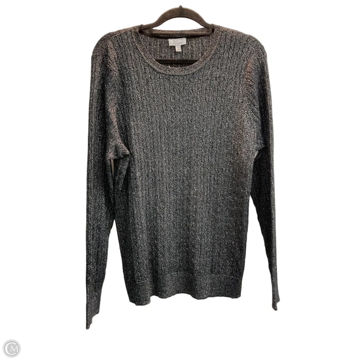 Sweater By Kim Rogers In Black, Size: L