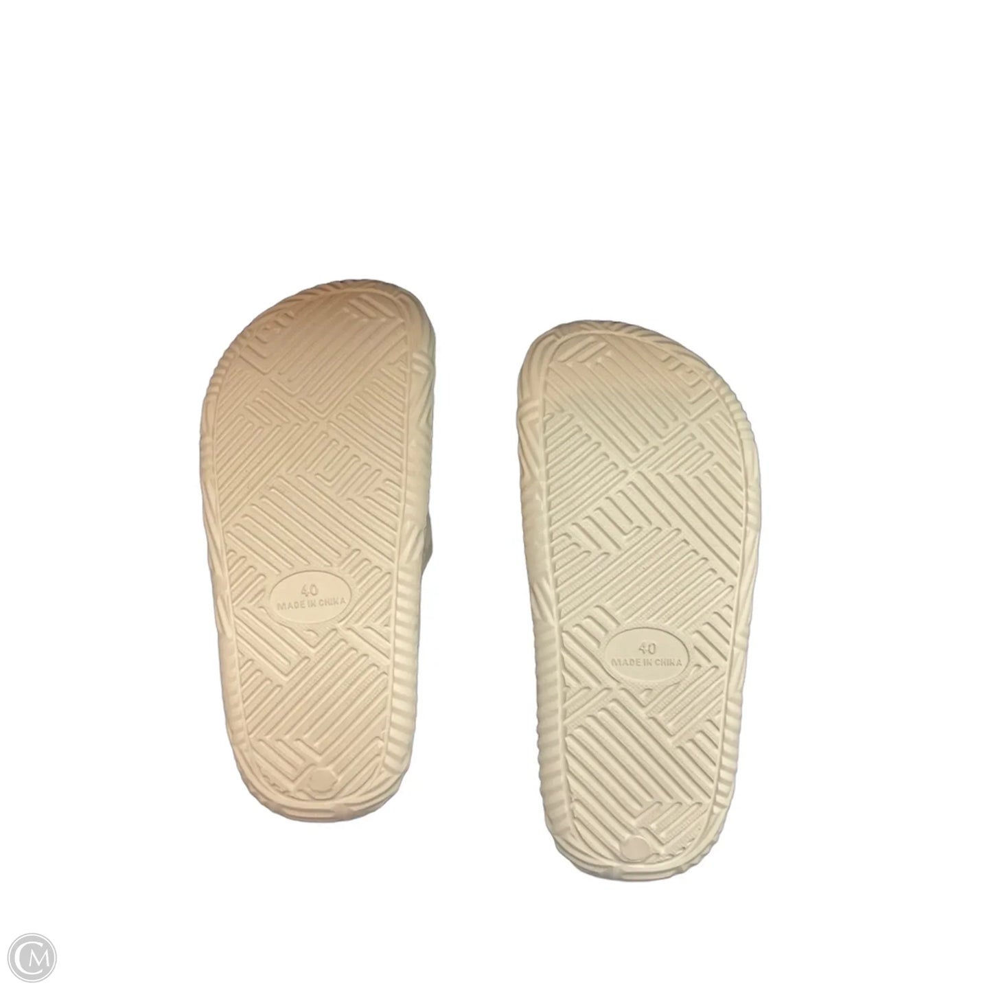 Sandals Flats By Clothes Mentor In Beige, Size: 9