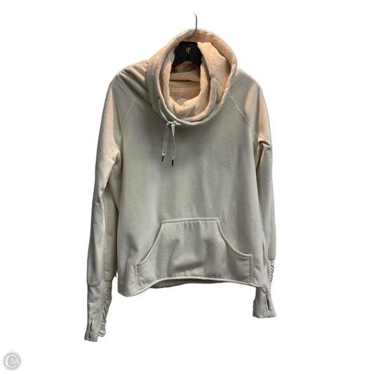 Athletic Sweatshirt Collar By Lululemon In Cream, Size: M