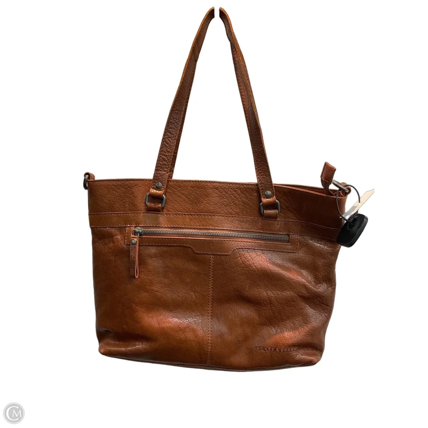 Handbag Leather By Cma, Size: Medium