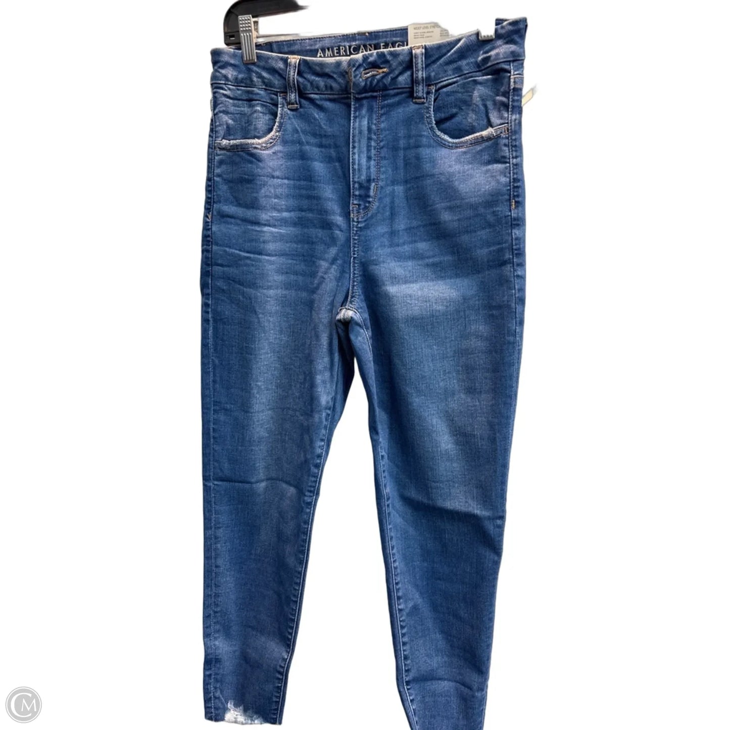 Jeans Skinny By American Eagle In Blue, Size: 8p