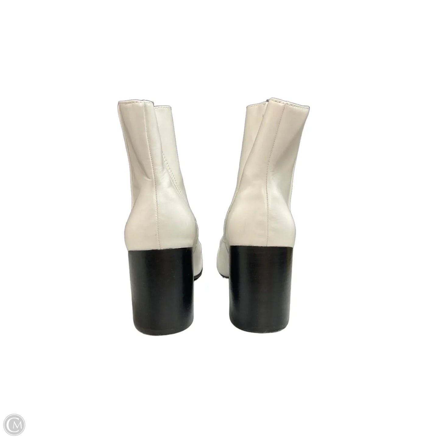 Boots Ankle Heels By Madden Girl In White, Size: 8.5