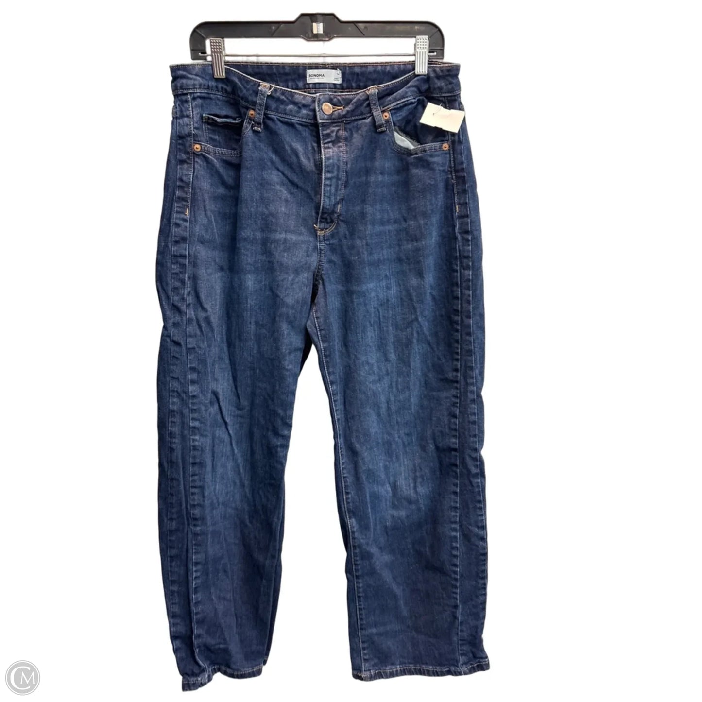 Jeans Wide Leg By Sonoma In Blue, Size: 14