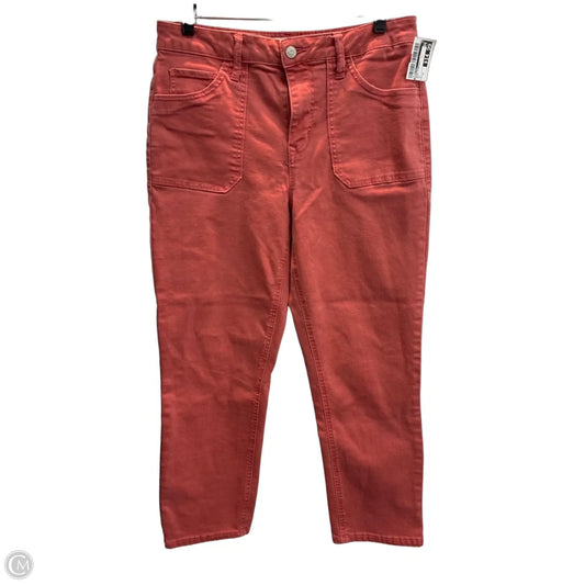 Jeans Straight By Maurices In Red, Size: 12