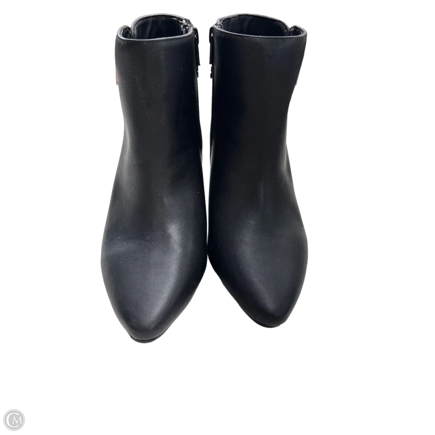 Boots Ankle Heels By Comfortview In Black, Size: 8