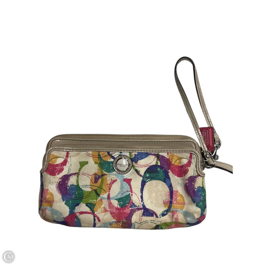 Wristlet Designer By Coach, Size: Medium